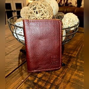 Portland Leather Nutmeg Passport Wallet